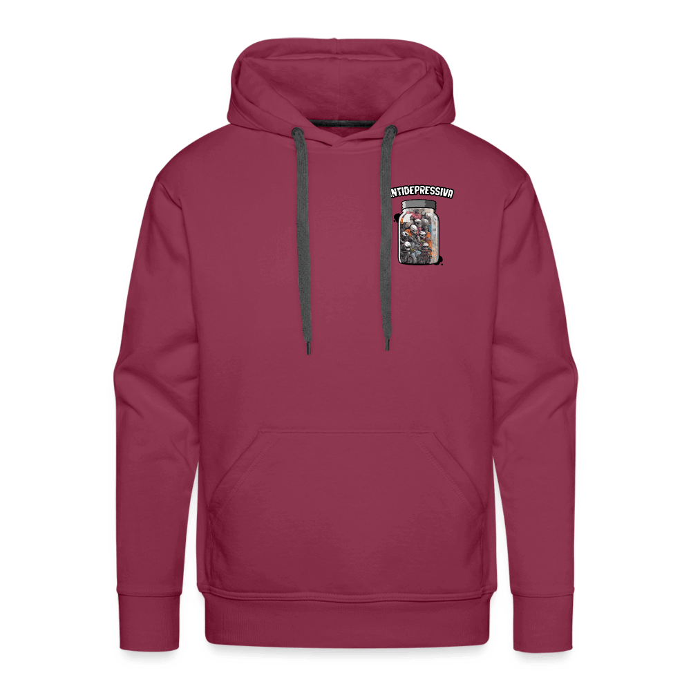 SPOD Männer Premium Hoodie Bordeaux / S Antidepressiva - Men’s Premium Hoodie E-Bike-Community