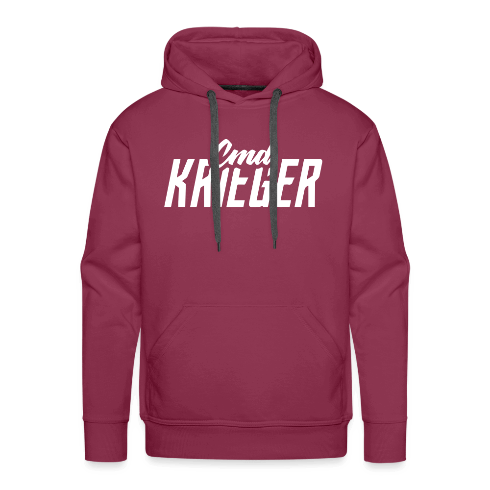 SPOD Männer Premium Hoodie Bordeaux / S Commander Krieger - Hoodie - Männer Premium Hoodie E-Bike-Community