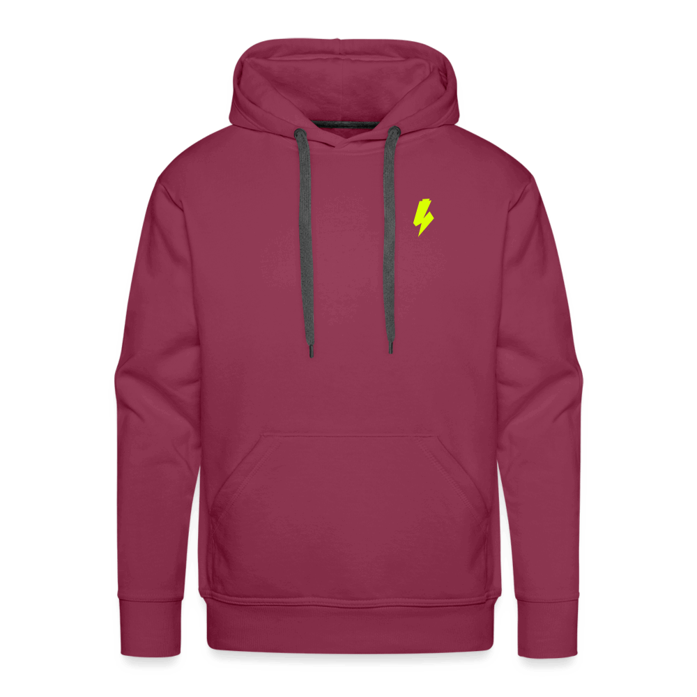 SPOD Männer Premium Hoodie Bordeaux / S Flash - Men’s Premium Hoodie E-Bike-Community