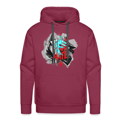 SPOD Männer Premium Hoodie Bordeaux / S Haters gonna Hate Fullface - DTF - Men’s Premium Hoodie E-Bike-Community