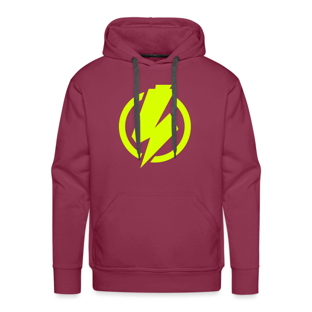 SPOD Männer Premium Hoodie Bordeaux / S Lightning - Männer Premium Hoodie E-Bike-Community