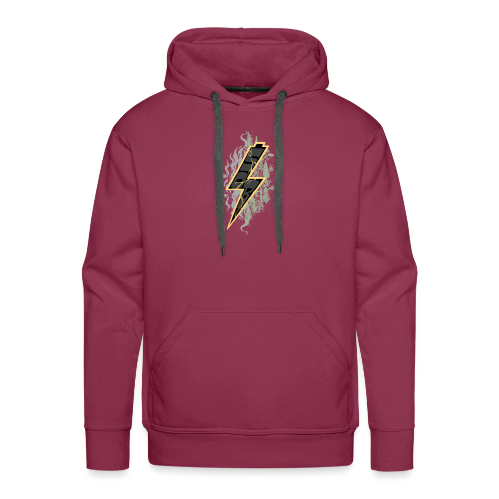 SPOD Männer Premium Hoodie Bordeaux / S Shred or Alive - Front / Back Men’s Premium Hoodie E-Bike-Community