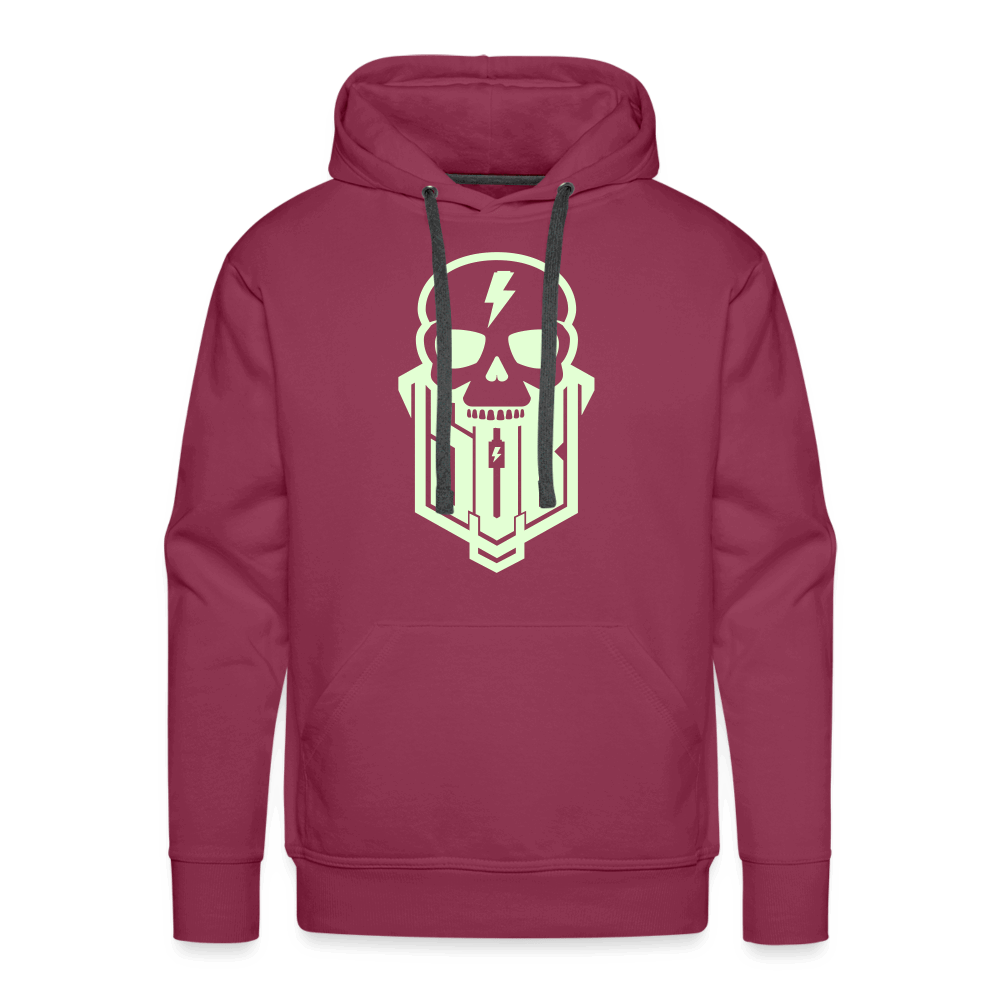 SPOD Männer Premium Hoodie Bordeaux / S Skullgang Glow in the Dark Premium Hoodie E-Bike-Community