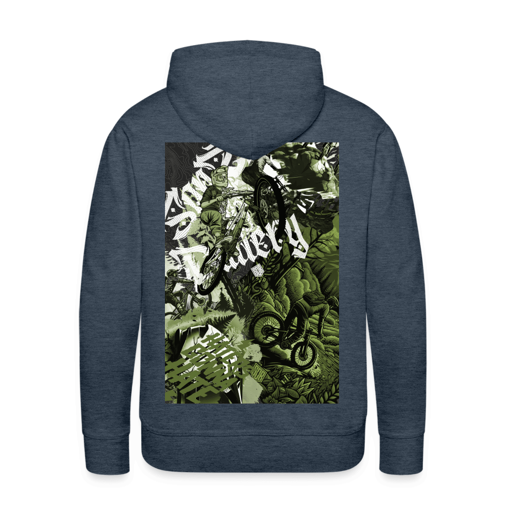 SPOD Männer Premium Hoodie Collage beidseitig bedruckt - Men’s Premium Hoodie E-Bike-Community