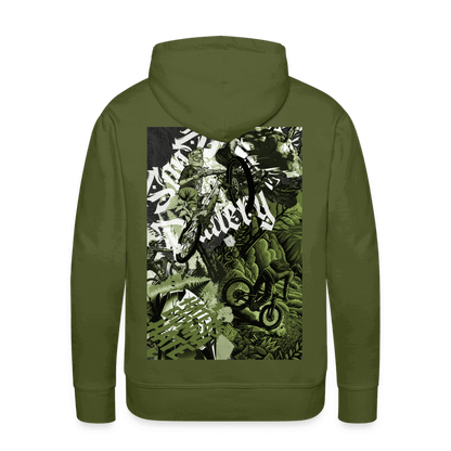 SPOD Männer Premium Hoodie Collage beidseitig bedruckt - Men’s Premium Hoodie E-Bike-Community