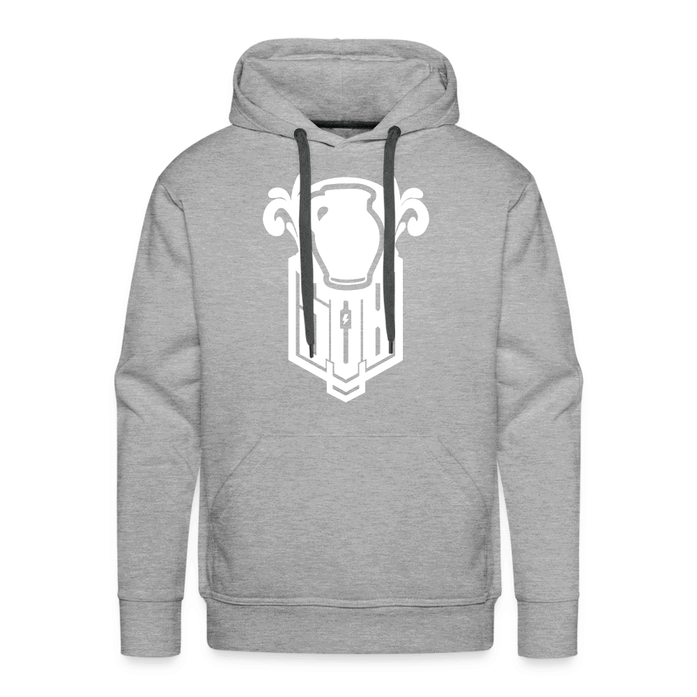 SPOD Männer Premium Hoodie Grau meliert / S Bembel - SoB -Premium Hoodie E-Bike-Community