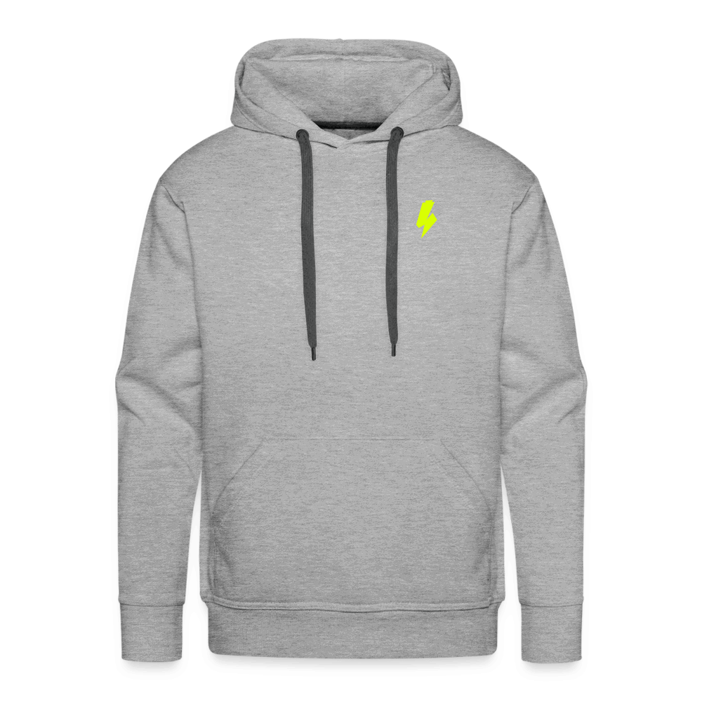 SPOD Männer Premium Hoodie Grau meliert / S Flash - Men’s Premium Hoodie E-Bike-Community