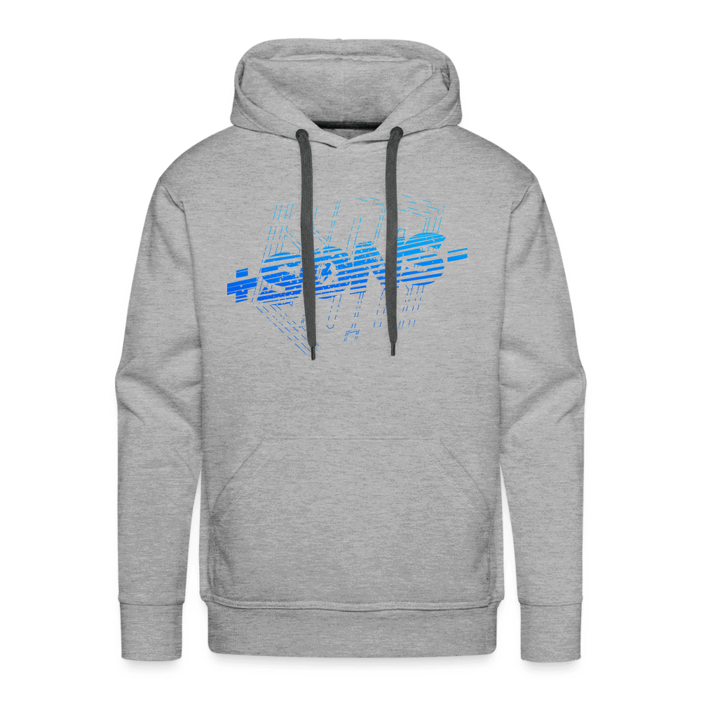 SPOD Männer Premium Hoodie Grau meliert / S SONS BLUE - Men’s Premium Hoodie E-Bike-Community