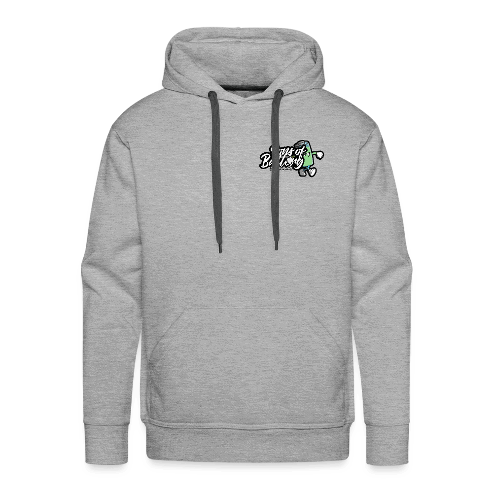 SPOD Männer Premium Hoodie Grau meliert / S Sons of Battery Boy - Männer Premium Hoodie E-Bike-Community