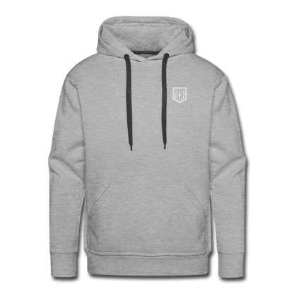 SPOD Männer Premium Hoodie Grau meliert / S Sons of Battery - SoB Outline - Men’s Premium Hoodie E-Bike-Community