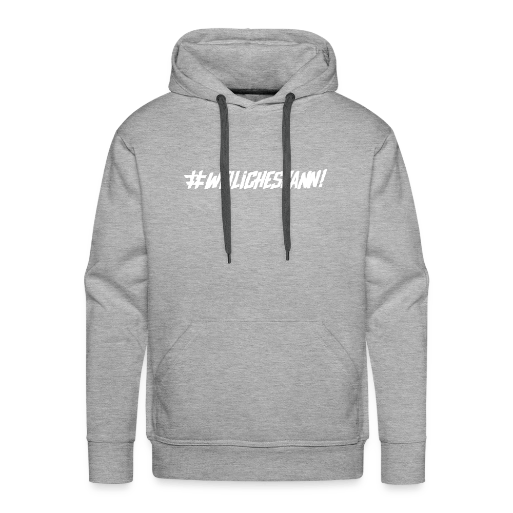 SPOD Männer Premium Hoodie Grau meliert / S Weil ich es kann! - Sons of Battery - Men’s Premium Hoodie E-Bike-Community