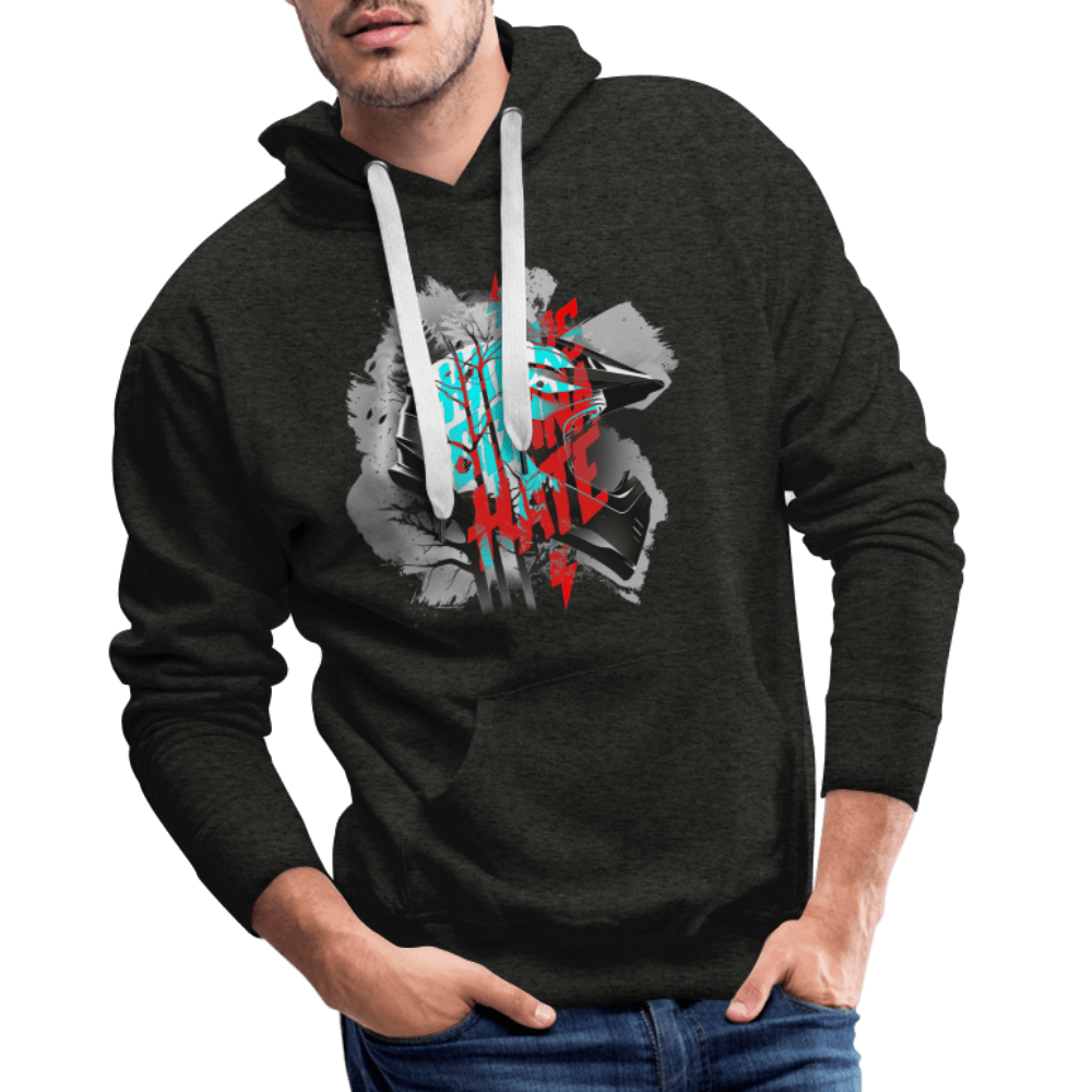 SPOD Männer Premium Hoodie Haters gonna Hate Fullface - DTF - Men’s Premium Hoodie E-Bike-Community