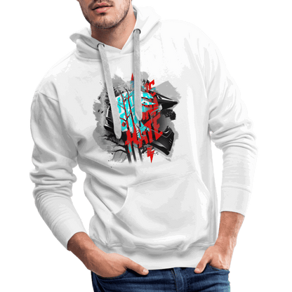 SPOD Männer Premium Hoodie Haters gonna Hate Fullface - DTF - Men’s Premium Hoodie E-Bike-Community