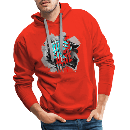 SPOD Männer Premium Hoodie Haters gonna Hate Fullface - DTF - Men’s Premium Hoodie E-Bike-Community