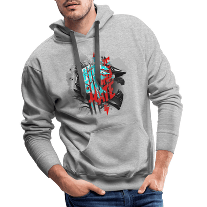 SPOD Männer Premium Hoodie Haters gonna Hate Fullface - DTF - Men’s Premium Hoodie E-Bike-Community