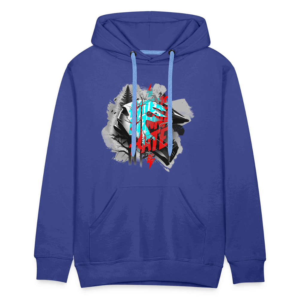 SPOD Männer Premium Hoodie Haters gonna Hate Fullface - DTF - Men’s Premium Hoodie E-Bike-Community