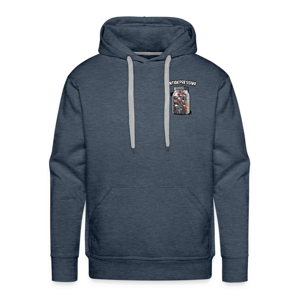 SPOD Männer Premium Hoodie Jeansblau / S Antidepressiva - Men’s Premium Hoodie E-Bike-Community