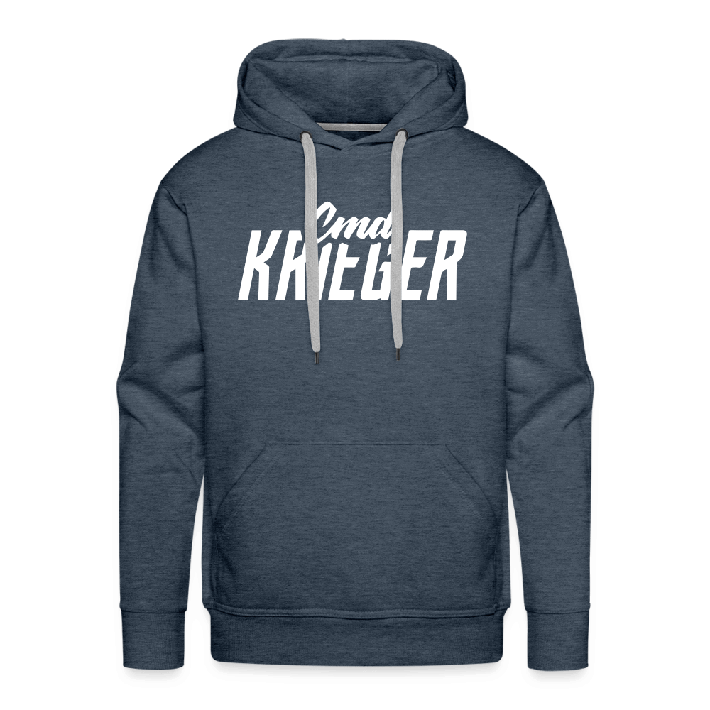 SPOD Männer Premium Hoodie Jeansblau / S Commander Krieger - Hoodie - Männer Premium Hoodie E-Bike-Community