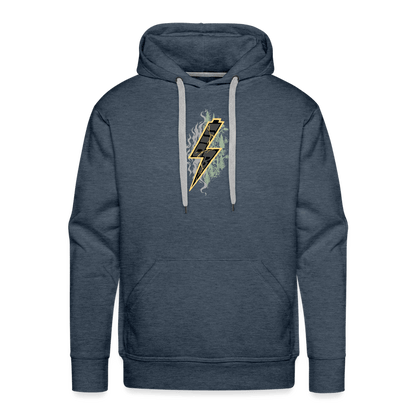 SPOD Männer Premium Hoodie Jeansblau / S Shred or Alive - Front / Back Men’s Premium Hoodie E-Bike-Community