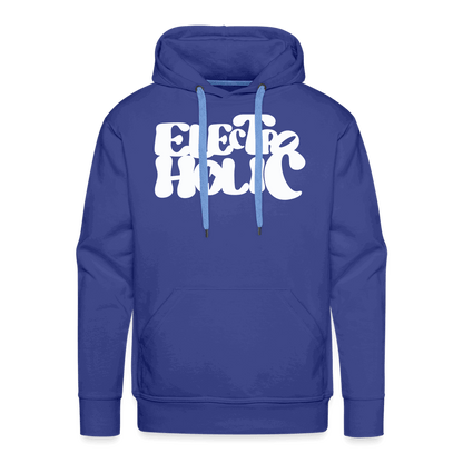 SPOD Männer Premium Hoodie Königsblau / S 60s Electroholic - Front Flock - Men’s Premium Hoodie E-Bike-Community