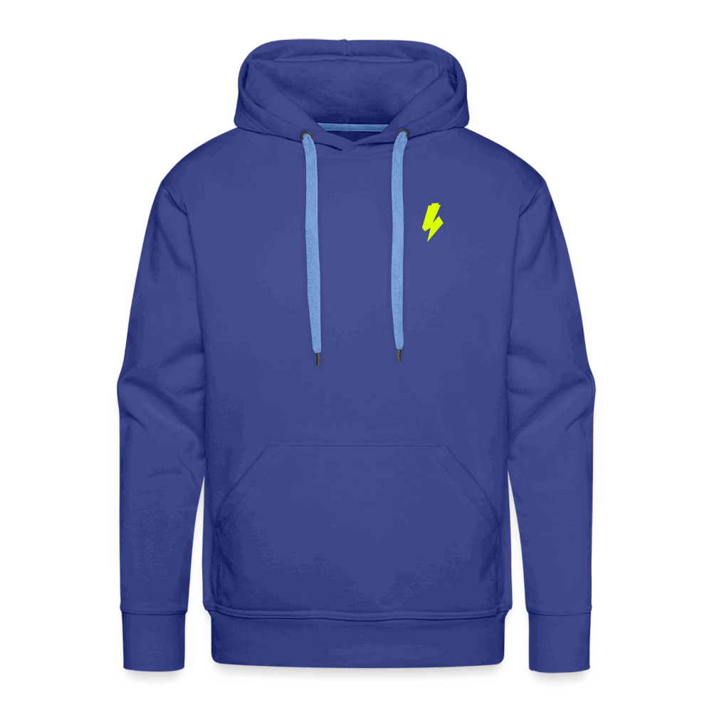 SPOD Männer Premium Hoodie Königsblau / S Flash - Men’s Premium Hoodie E-Bike-Community