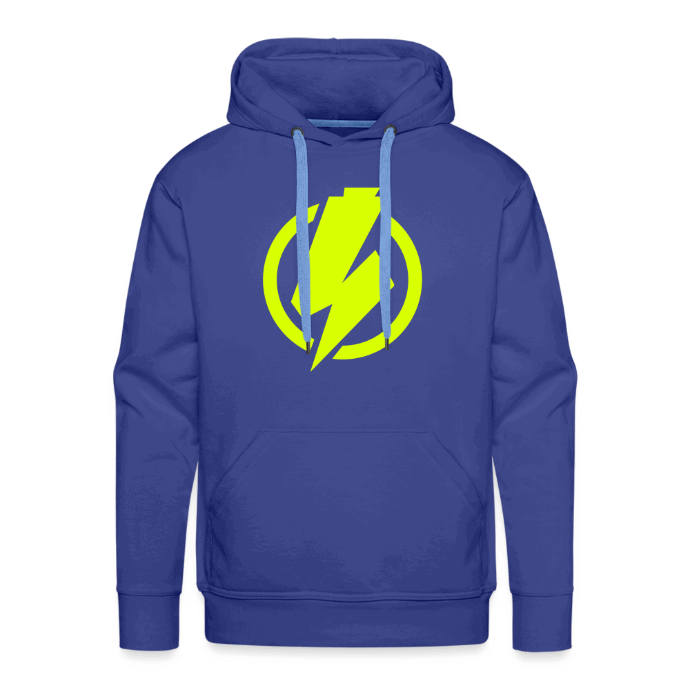 SPOD Männer Premium Hoodie Königsblau / S Lightning - Männer Premium Hoodie E-Bike-Community