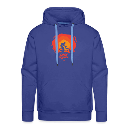 SPOD Männer Premium Hoodie Königsblau / S LOSE THE PATH - CREATE YOUR OWN ADVENTURE! Premium Hoodie E-Bike-Community