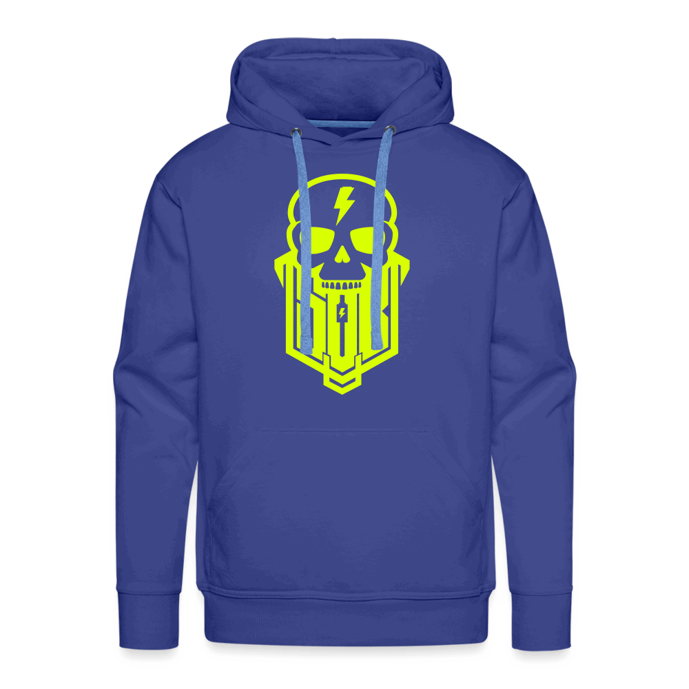 SPOD Männer Premium Hoodie Königsblau / S Skullgang Neongelb Premium Hoodie E-Bike-Community