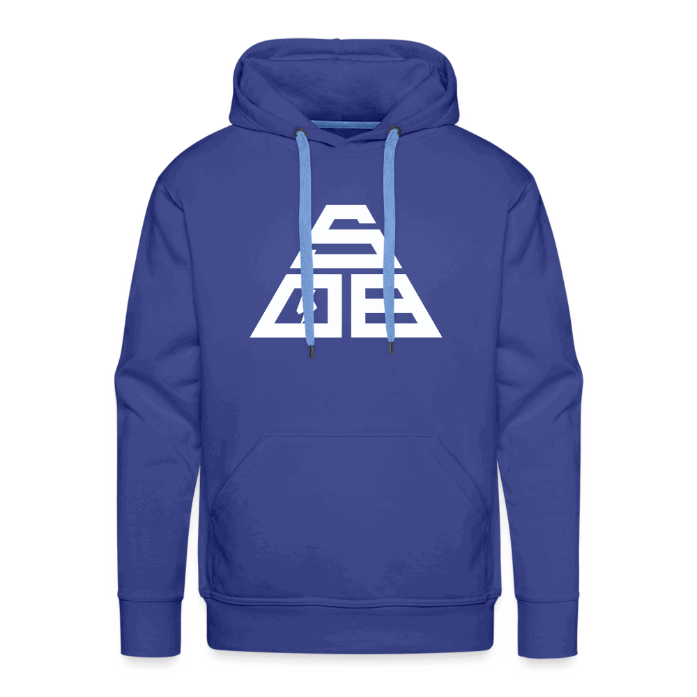 SPOD Männer Premium Hoodie Königsblau / S Triangle - Men’s Premium Hoodie E-Bike-Community