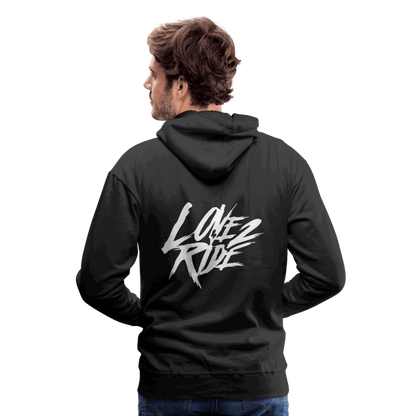 SPOD Männer Premium Hoodie Love 2 Ride - Front/Back Men’s Premium Hoodie E-Bike-Community