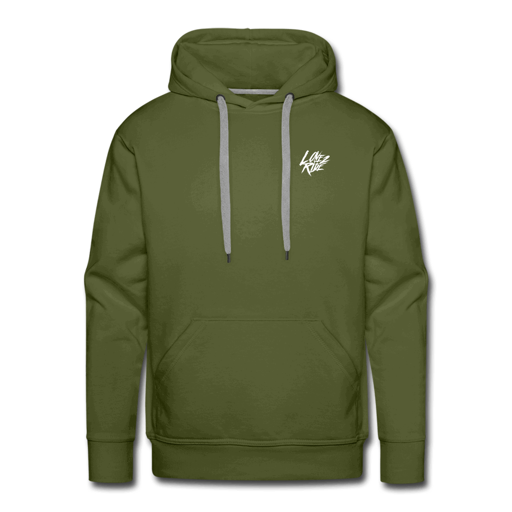 SPOD Männer Premium Hoodie Love 2 Ride - Front/Back Men’s Premium Hoodie E-Bike-Community