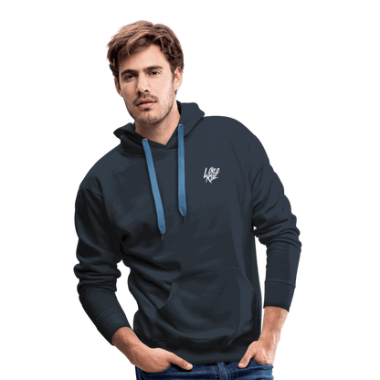 SPOD Männer Premium Hoodie Love 2 Ride - Front/Back Men’s Premium Hoodie E-Bike-Community