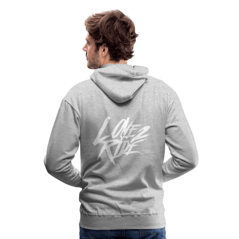 SPOD Männer Premium Hoodie Love 2 Ride - Front/Back Men’s Premium Hoodie E-Bike-Community