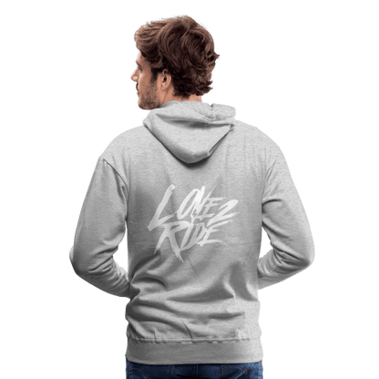 SPOD Männer Premium Hoodie Love 2 Ride - Front/Back Men’s Premium Hoodie E-Bike-Community