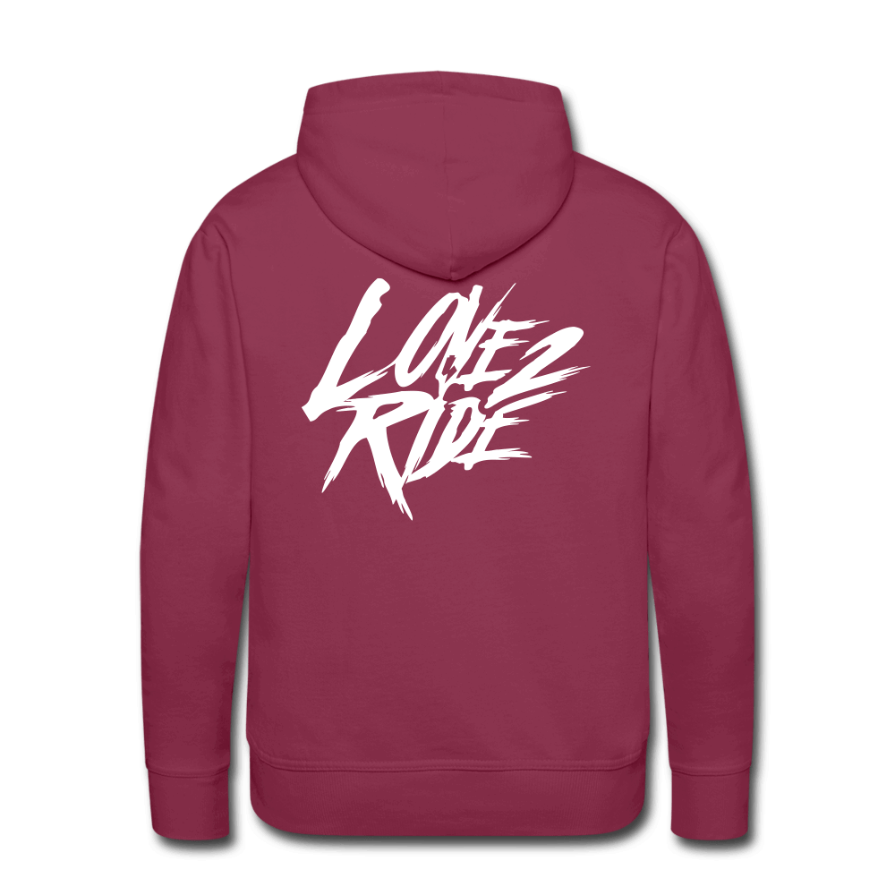 SPOD Männer Premium Hoodie Love 2 Ride - Front/Back Men’s Premium Hoodie E-Bike-Community