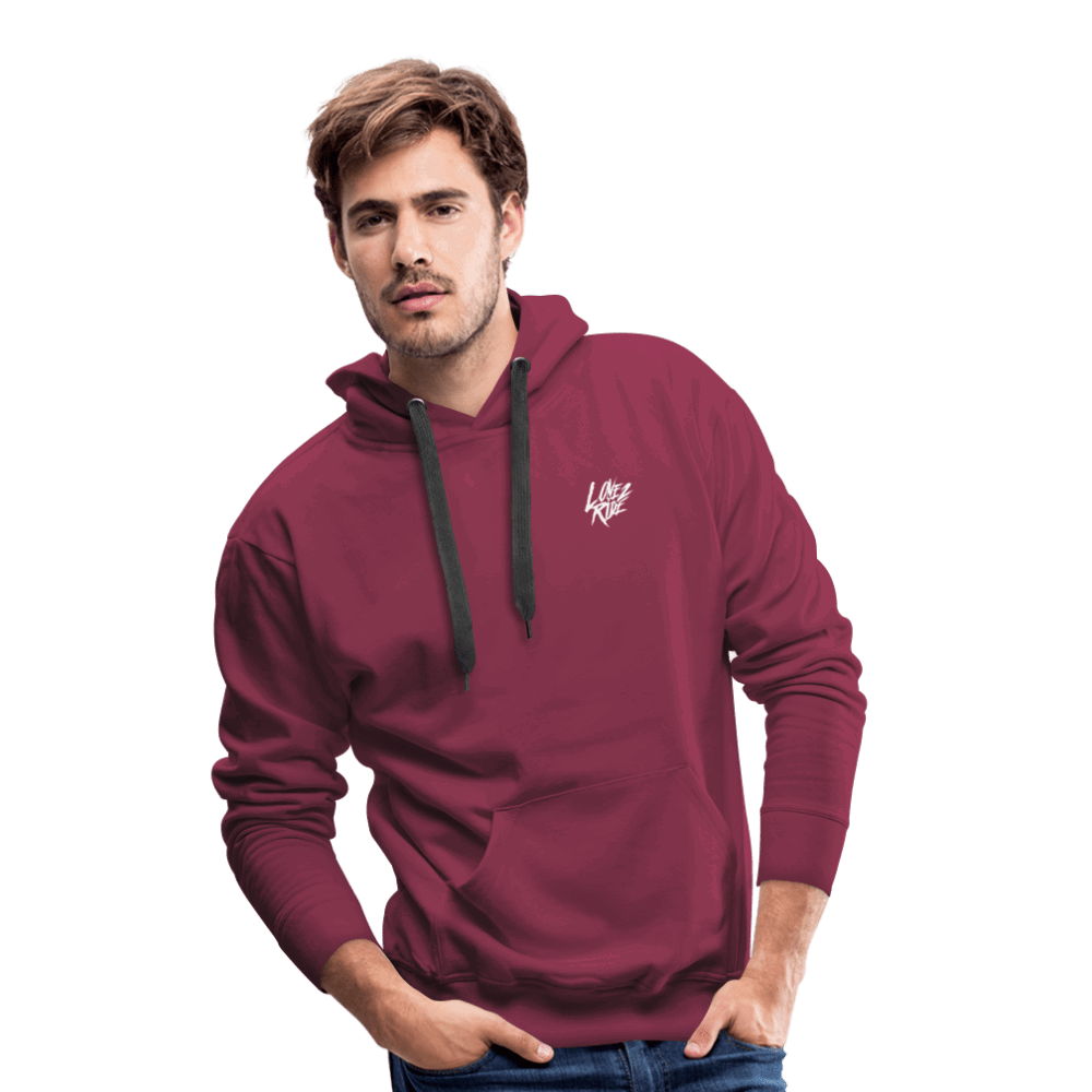 SPOD Männer Premium Hoodie Love 2 Ride - Front/Back Men’s Premium Hoodie E-Bike-Community