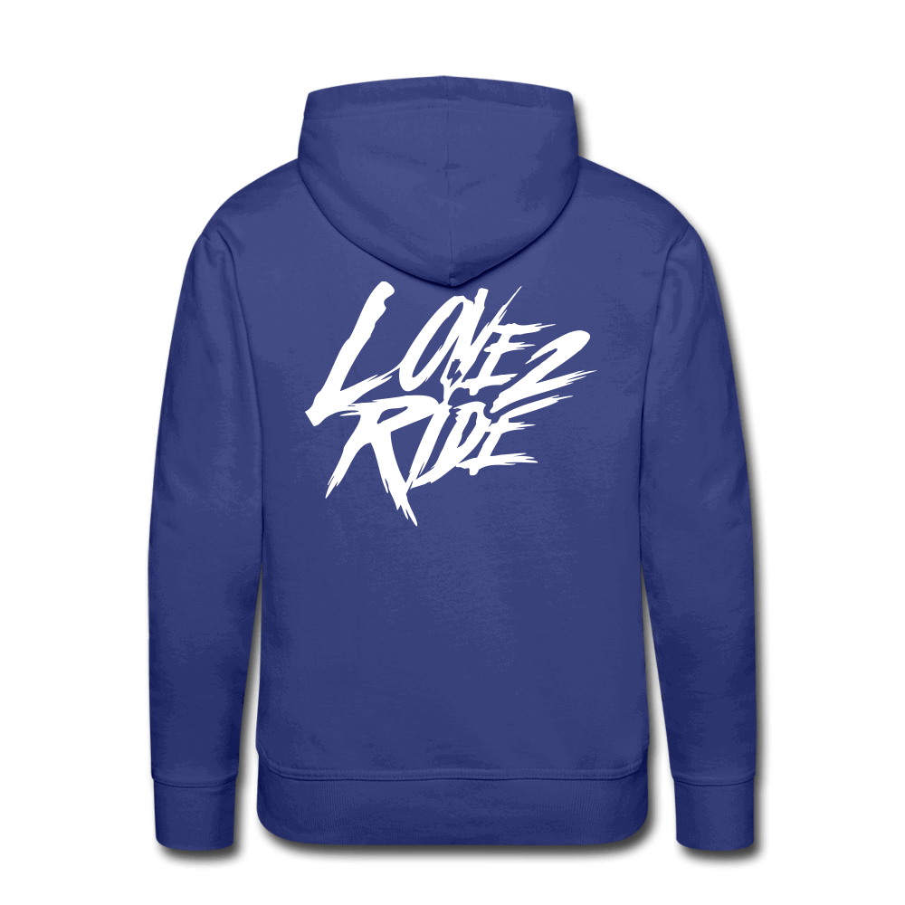 SPOD Männer Premium Hoodie Love 2 Ride - Front/Back Men’s Premium Hoodie E-Bike-Community