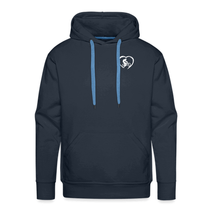 SPOD Männer Premium Hoodie Love 2 Ride / ❤️ Men’s Premium Hoodie E-Bike-Community