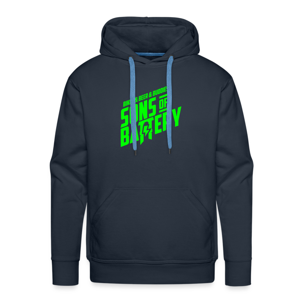 SPOD Männer Premium Hoodie Navy / S 3B - Sons of Battery - Men’s Premium Hoodie E-Bike-Community