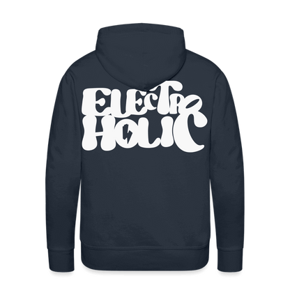 SPOD Männer Premium Hoodie Navy / S 60s Electroholic - Flock - Men’s Premium Hoodie E-Bike-Community