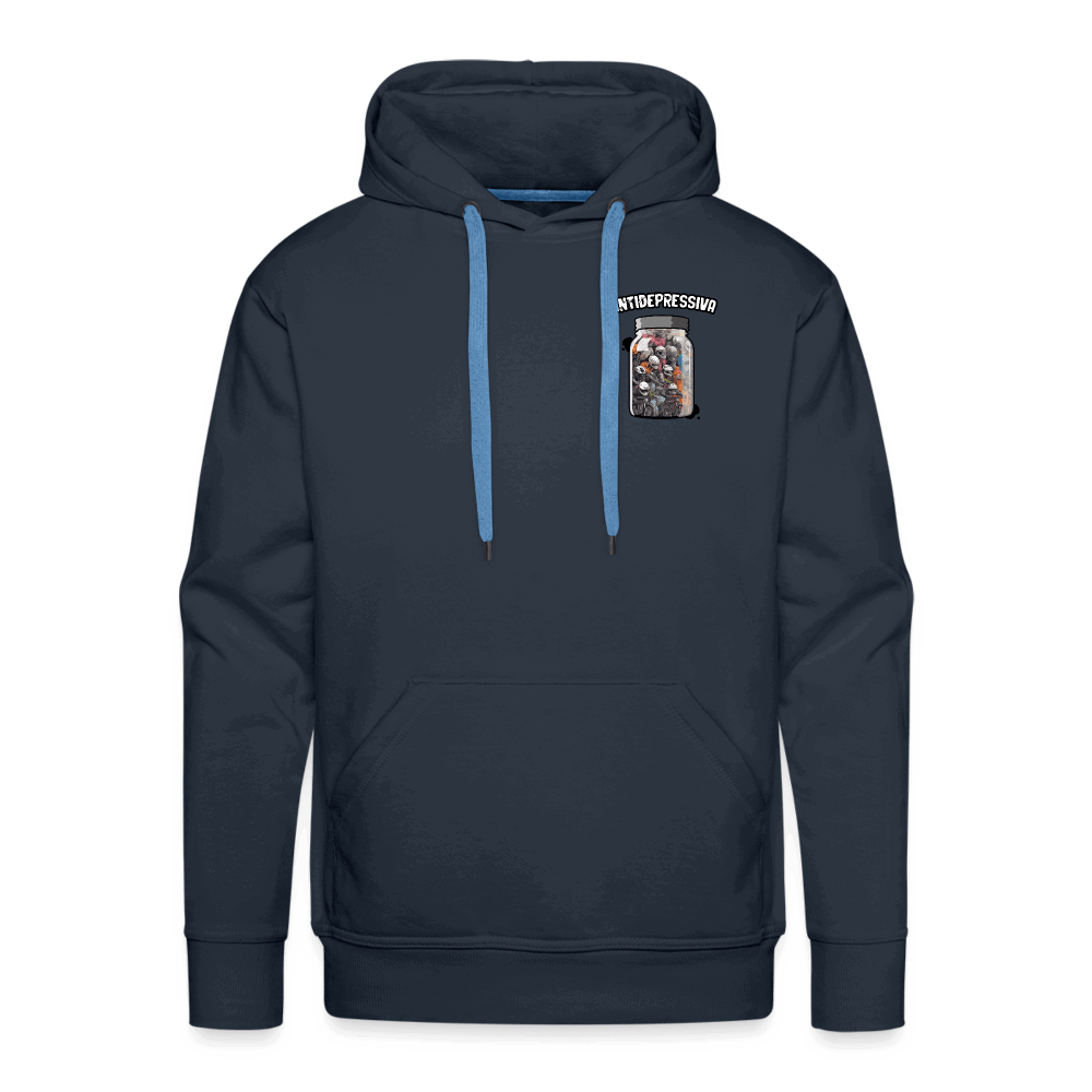 SPOD Männer Premium Hoodie Navy / S Antidepressiva - Men’s Premium Hoodie E-Bike-Community