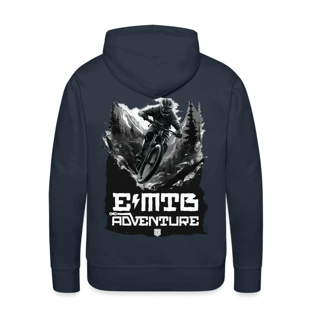 SPOD Männer Premium Hoodie Navy / S EMTB ADVENTURE  Men’s Premium Hoodie E-Bike-Community