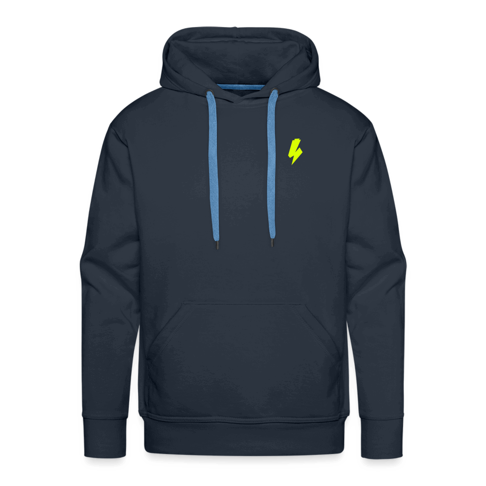 SPOD Männer Premium Hoodie Navy / S Flash - Men’s Premium Hoodie E-Bike-Community