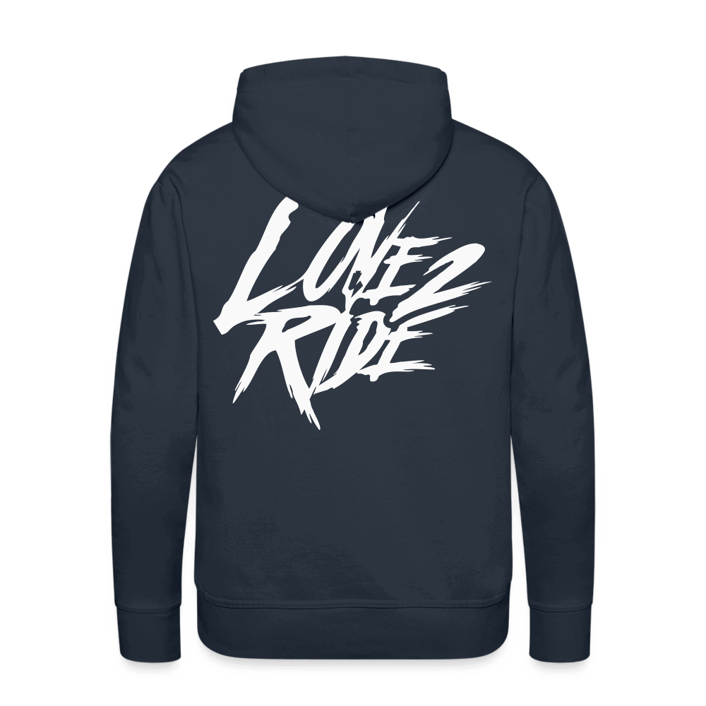 SPOD Männer Premium Hoodie Navy / S Love 2 Ride / ❤️ Men’s Premium Hoodie E-Bike-Community