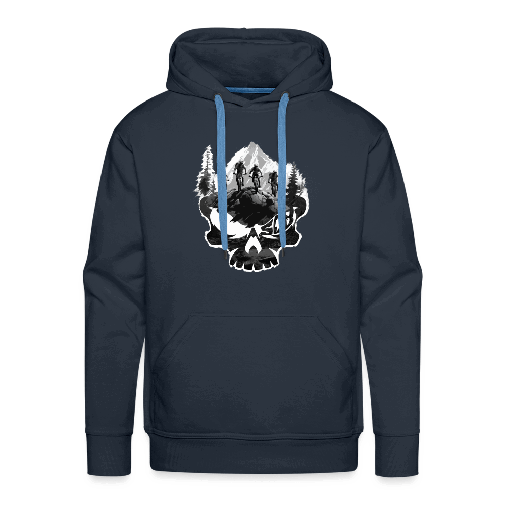 SPOD Männer Premium Hoodie Navy / S Skullgang Rider - Premium Hoodie E-Bike-Community