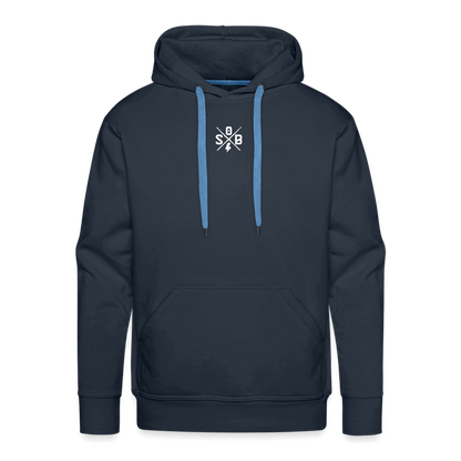 SPOD Männer Premium Hoodie Navy / S Skullgang Vorne / hinten bedruckt - Men’s Premium Hoodie E-Bike-Community