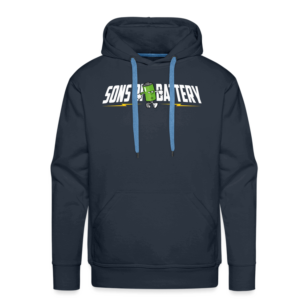 SPOD Männer Premium Hoodie Navy / S Sons of Battery B-Boy - Männer Premium Hoodie E-Bike-Community