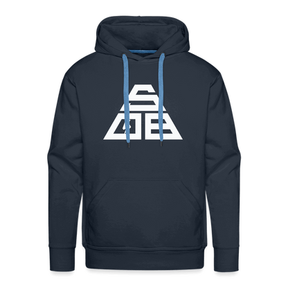 SPOD Männer Premium Hoodie Navy / S Triangle - Men’s Premium Hoodie E-Bike-Community