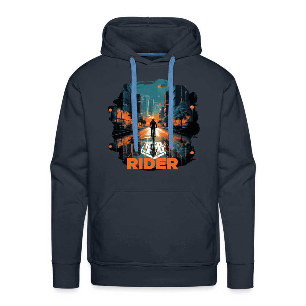 SPOD Männer Premium Hoodie Navy / S Urban Rider - Men’s Premium Hoodie E-Bike-Community