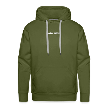 SPOD Männer Premium Hoodie Olivgrün / S 60s Electroholic - Flock - Men’s Premium Hoodie E-Bike-Community